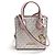 Michael Kors Mini Tote Borsa a tracolla 2 vie in PVC Rosa