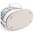 Borsa Bucket 2way in pelle T Monogram Tory Burch Bianco - vista 4