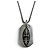 Collana Chrome Hearts Raised Dogtag Floral Cross Silver Argento Metallico