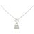 Hermès Collana Hermes Amulette Kelly 925 Silver Argento Metallico