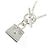 Hermès Collana Hermes Amulette Kelly 925 Silver Argento Metallico - vista 3
