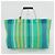 Marni Borsa MARNI MARKET STRIPE MINI Verde - vista 3