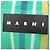 Marni Borsa MARNI MARKET STRIPE MINI Verde - vista 5