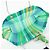 Marni Borsa MARNI MARKET STRIPE MINI Verde - vista 6