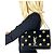 Autre Marque Sac à épaule Saint Laurent Medium Kate en daim noir clouté - vue 4