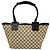 Gucci GG Canvas Dark Brown Tote Braun