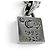 Collana Croce Chrome Hearts 925 Argento Metallico - vista 4