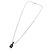 Collana Croce Chrome Hearts 925 Argento Metallico - vista 5