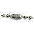 Collana Croce Chrome Hearts 925 Argento Metallico - vista 8