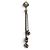 Chrome Hearts JOJO Pierce Silver Earring Silvery Metallic - view 3