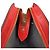 Borsa Louis Vuitton Saint Jacques PM in pelle rossa Stampa python - vista 10