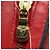 Borsa Louis Vuitton Saint Jacques PM in pelle rossa Stampa python - vista 11