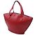 Borsa Louis Vuitton Saint Jacques PM in pelle rossa Stampa python - vista 2