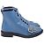Stivaletti stringati Tod's in pelle blu