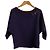 Autre Marque Top de punto Rene Pearl Ribbon Púrpura