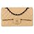 Chanel Classic Double Flap Quilted Lambskin Small Beige