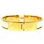 Hermès Bracciale Rigido Hermes Clic Clack H D'oro Bianco sporco - vista 3