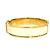 Hermès Bracciale Rigido Hermes Clic Clack H D'oro Bianco sporco - vista 4