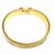Hermès Bracciale Rigido Hermes Clic Clack H D'oro Bianco sporco - vista 5