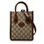 Borsa a tracolla mini Gucci Interlocking G GG Supreme Beige