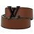 Louis Vuitton LV Tilt Reverse Logo Buckle Reversible Belt Brown Black