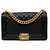 Borsa a tracolla Chanel Matelassé Coco Mark Boy Nero