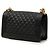 Borsa a tracolla Chanel Matelassé Coco Mark Boy Nero - vista 2