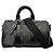 Louis Vuitton Monogram Eclipse Reverse Keepall Bandoulière 25 Braun Monogramm