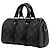 Louis Vuitton Monogram Eclipse Reverse Keepall Bandoulière 25 Braun Monogramm - Ansicht 2