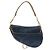 Christian Dior Saddle Schultertasche Blau Bordeaux - Ansicht 2