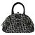 Borsa a mano nera Christian Dior Nero