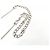 Collana Chanel ABE254 Argento - vista 3