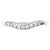 Autre Marque Tiffany & Co. Curved 9P Band Ring - Ansicht 2