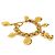 Bracciale con ciondolo dorato Chanel Mademoiselle D'oro - vista 3