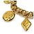 Bracciale con ciondolo dorato Chanel Mademoiselle D'oro - vista 5