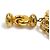 Bracciale con ciondolo dorato Chanel Mademoiselle D'oro - vista 6