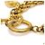 Bracciale con ciondolo dorato Chanel Mademoiselle D'oro - vista 7