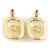 Orecchini a lobo Chanel Coco Mark D'oro - vista 5