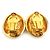 Orecchini Chanel Mademoiselle Metal Gold D'oro - vista 5