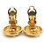 Orecchini Chanel Mademoiselle Metal Gold D'oro - vista 6