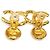 Orecchini a clip Chanel Gold D'oro - vista 7