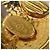 Orecchini a clip Chanel Gold D'oro - vista 8