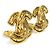 Boucles d'oreilles clips Chanel Gold Doré - vue 2