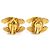 Boucles d'oreilles clips Chanel Gold Doré - vue 5