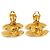 Boucles d'oreilles clips Chanel Gold Doré - vue 6