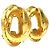 Timeless Orecchini a clip Chanel Gold D'oro - vista 2
