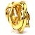Timeless Orecchini a clip Chanel Gold D'oro - vista 3