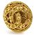 Orecchini a clip Chanel Gold D'oro - vista 8