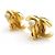Pendientes de clip Chanel Gold Dorado - vista 3