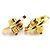 Pendientes de clip Chanel Gold Dorado - vista 5